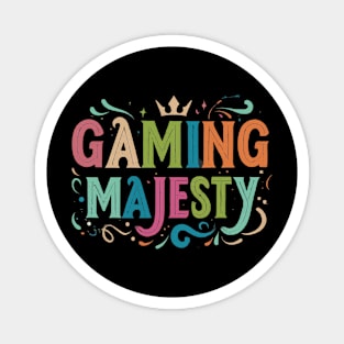 Multicolor gaming Majesty Tee Magnet